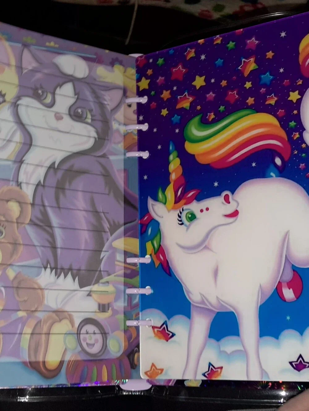New! A5 Size Lisa Frank Sailor Moon Acrylic Shaker Notebook With paper